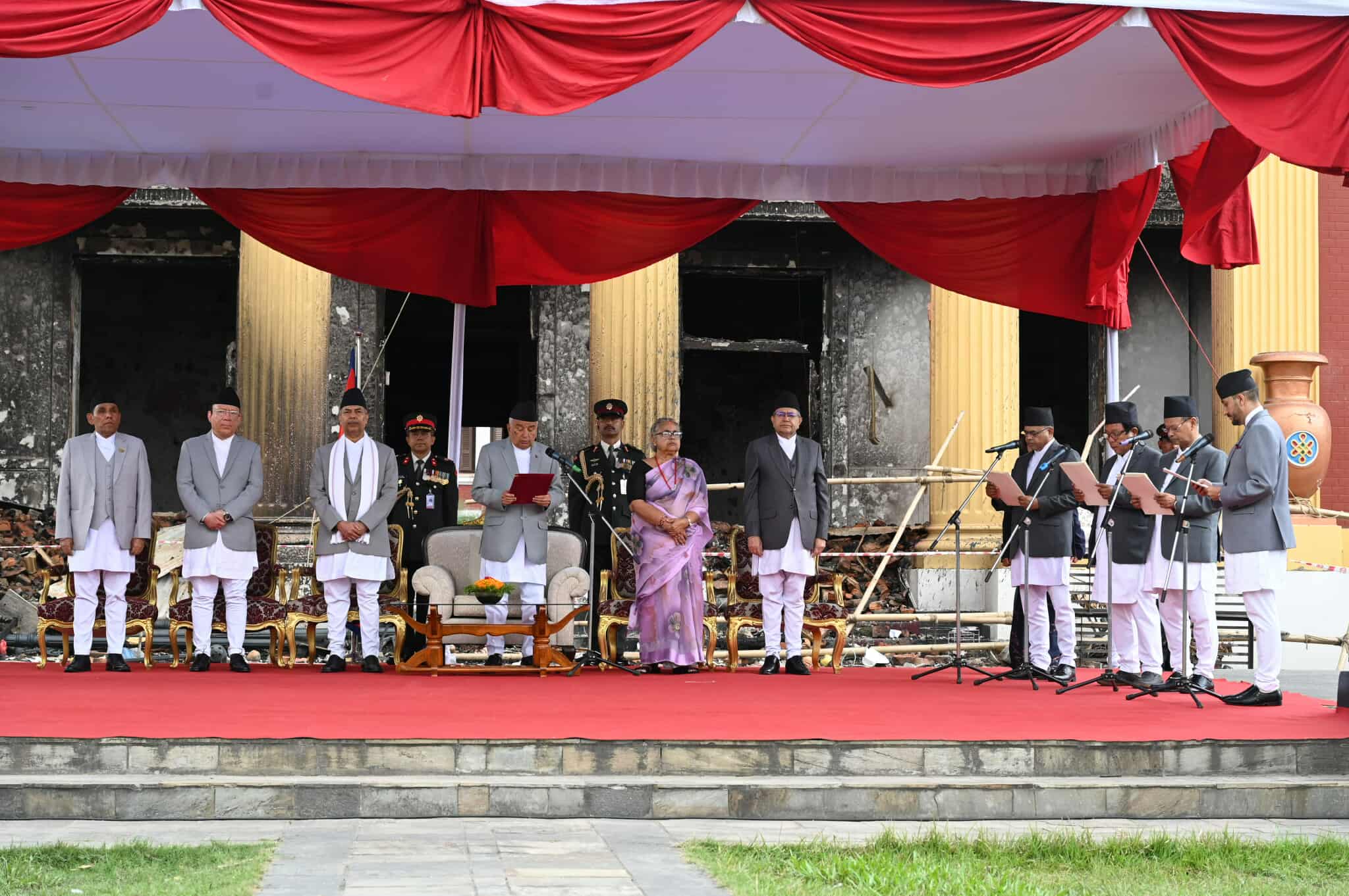 Image of सभामुख घिमिरे पहिलो पटक सपथग्रहणमा